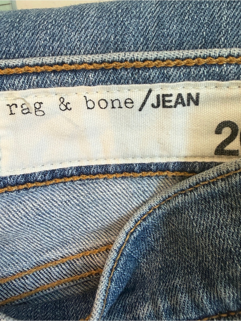 Rag & Bone Dre Paint Splatter Capri Jeans - Picture 5 of 7